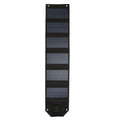 Qulable 28W Portable Solar Panel Charger with USB Port Waterproof 5V 4A Foldable Solar Charger for Smart Phones Tablets Black