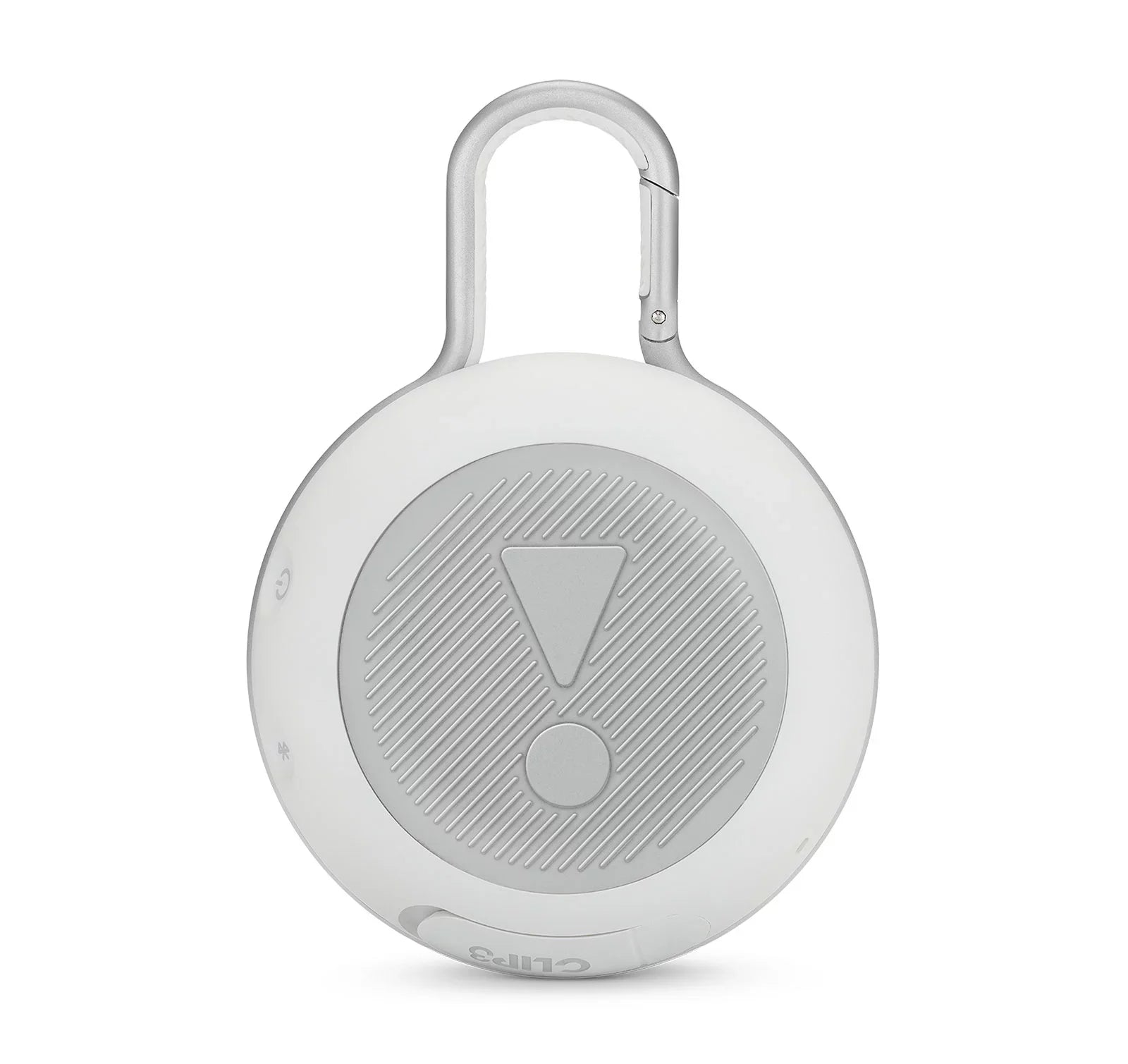 Open Box JBL Clip 3 Steel White Bluetooth Speaker