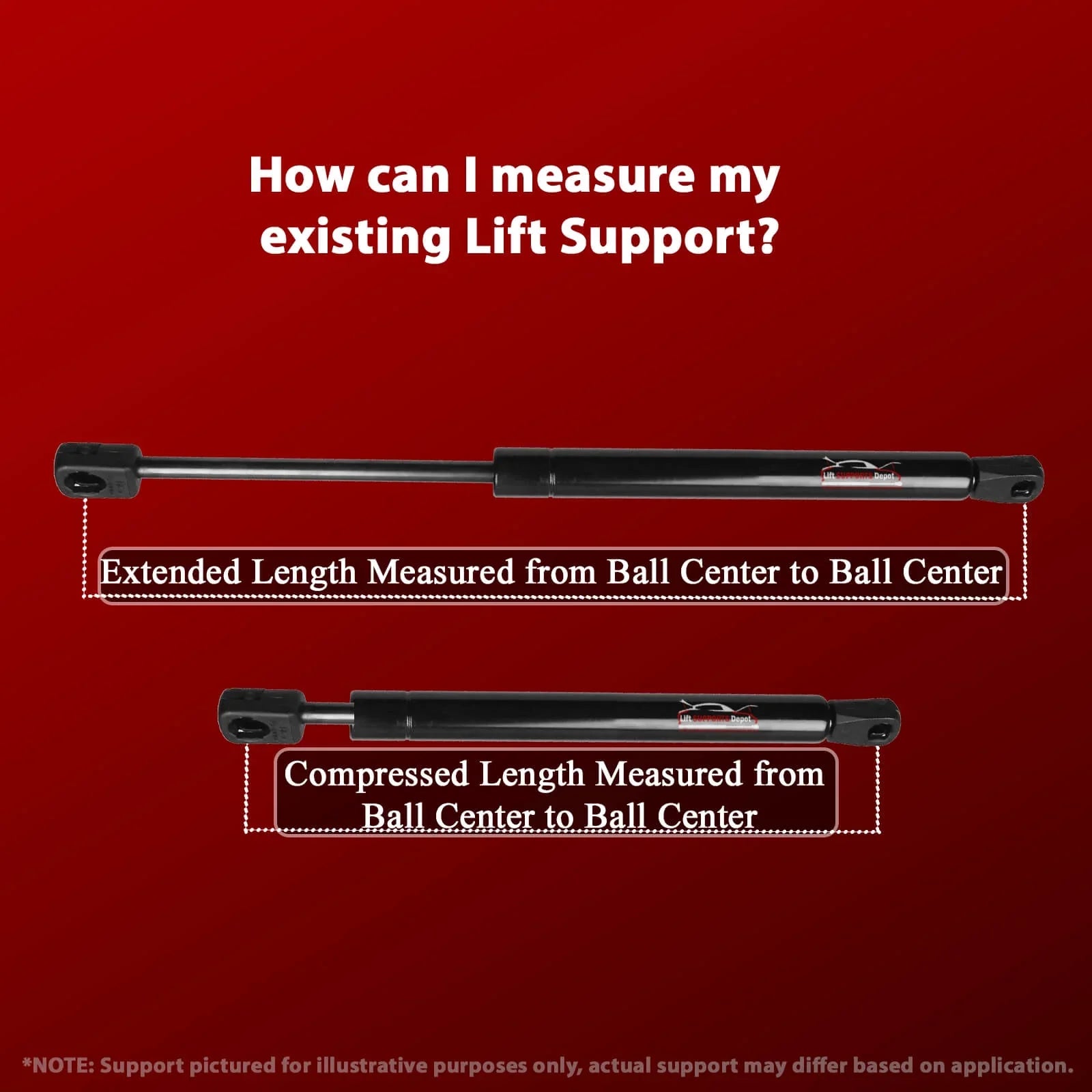 Qty 2 Matching with Ford Mustang 2015 to 2021 Trunk Lift Supports W/O Spoiler. Gas Shock - 2016 2017 2018 2019 2020 2022 Lift Supports Depot PM3864-a