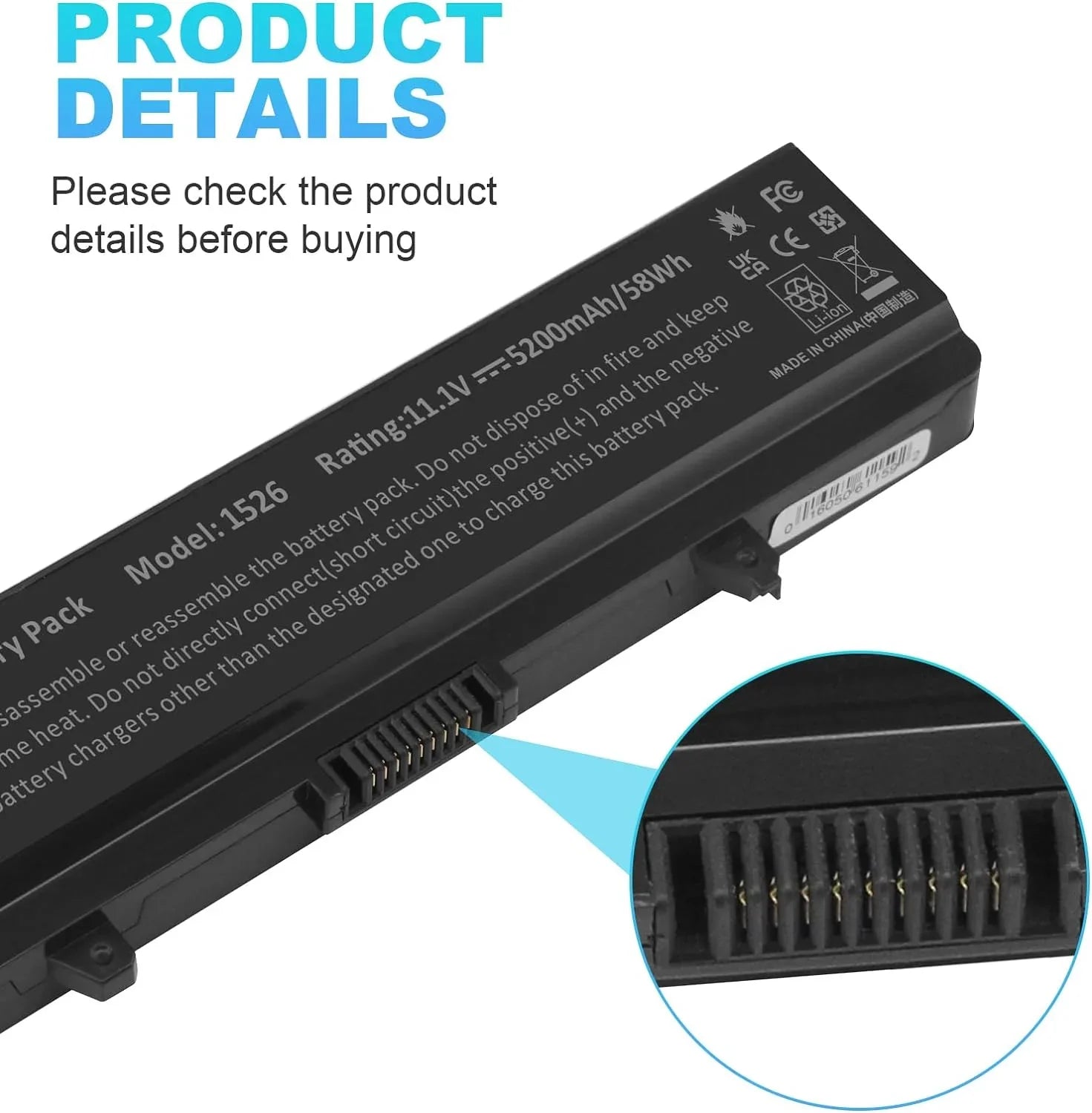 Fancy Buying Laptop y for Inspiron 1526 1525 1545 1546 1750 1440 Pp29l Pp41l Fits Gw240 Rn873 M911g M911