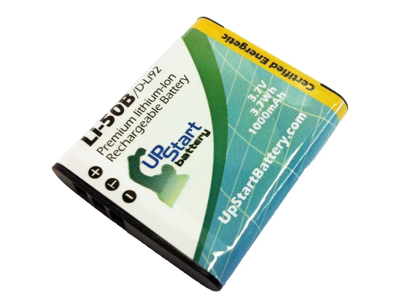 2x Pack - UpStart Battery Olympus TG-610 Battery - Replacement for Olympus LI-50B Digital Camera Battery (1000mAh, 3.7V, Lithium-Ion)