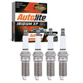 4 pc Autolite Iridium XP XP5863 Spark Plugs for Ignition Wire Secondary Fits select: 2012-2018 FORD FOCUS, 2012-2021 FORD EXPLORER