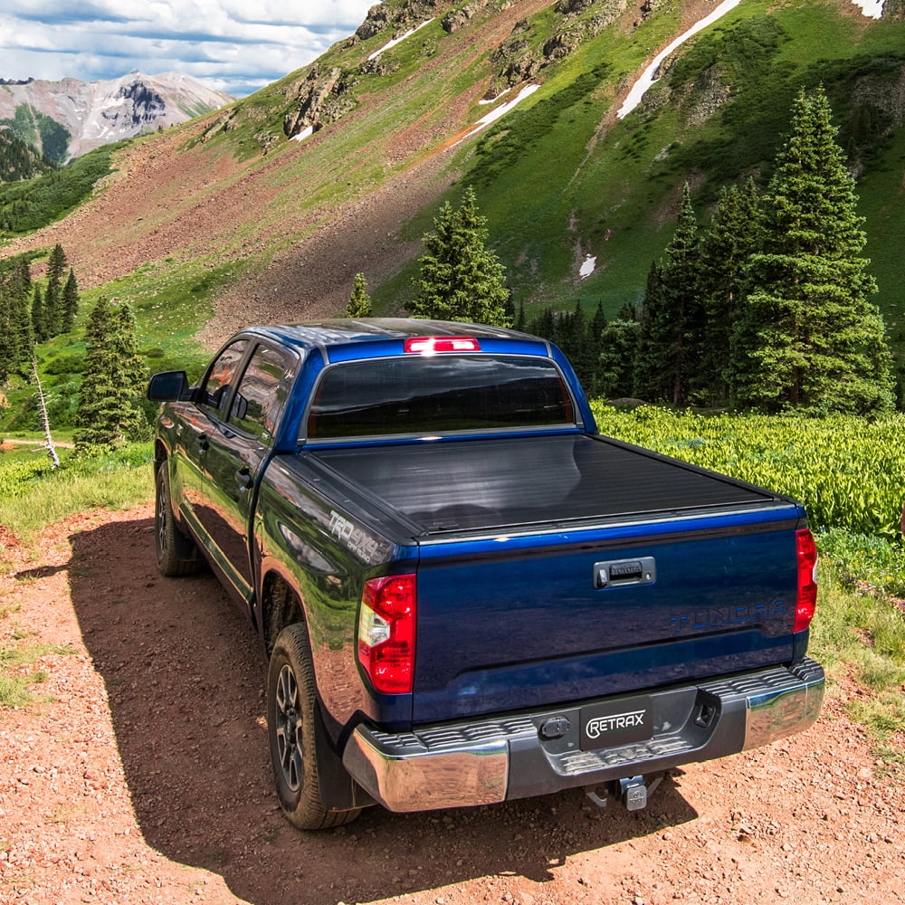 Retrax By Realtruck MX Retractable Truck Bed Tonneau Wrap | 80842 | Matching With Select 2007-2021 Toyota Tundra Regular & Double Cab with Deck Rail System 6' 7" Bed (78.7")