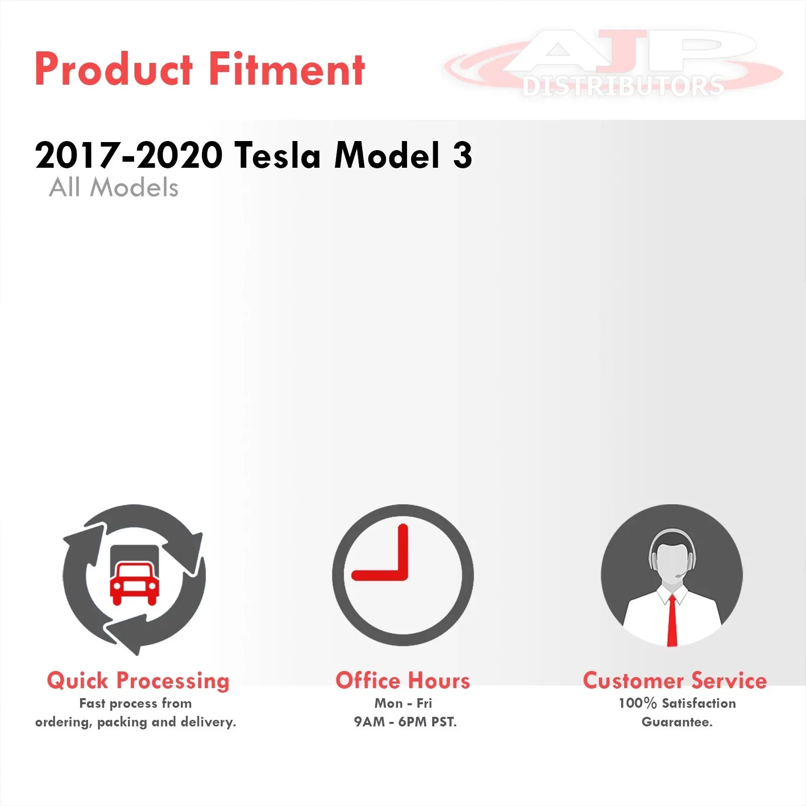 AJP Distributors All Condition Season Proof Protection Guard TPE Rubber Floor Mats Liner Front & Rear Set Suitable For Tesla Model 3 2017 2018 2019 2020 2021 2022 2023 17 18 19 20 21 22 23