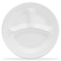 Dart Concorde Foam Plate, Compartmented, 10.25", 500-Pack