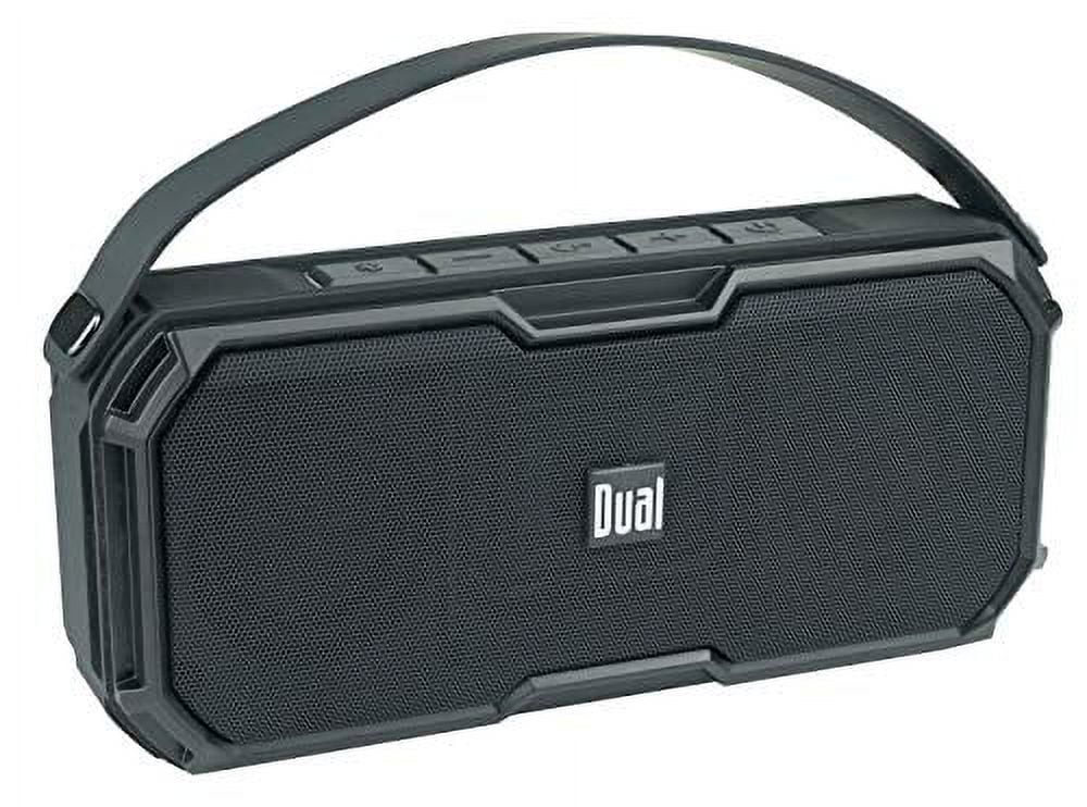 Dual Electronics LUBTWS6 Wireless Portable Bluetooth Speaker | Truwireless Bluetooth Stereo | Waterproof & Dustproof IP67 | 360? Rich Dynamic Sound | 100ft Wireless Range | 15 Hour Playtime