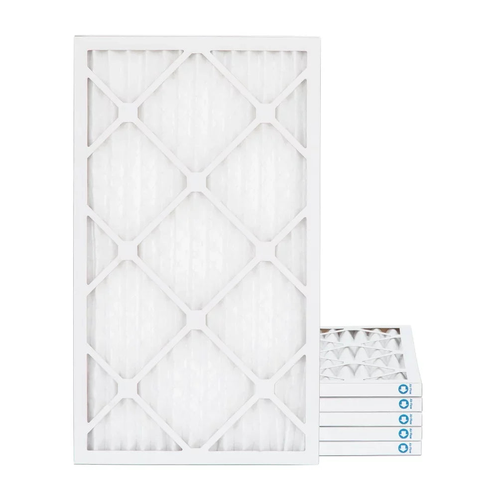 16x25x1 MERV 11, MPR 1000 Pleated AC Furnace 1" Air Filters by Pamlico. Quantity 6. Actual Size: 15-1/2 x 24-1/2 x 3/4