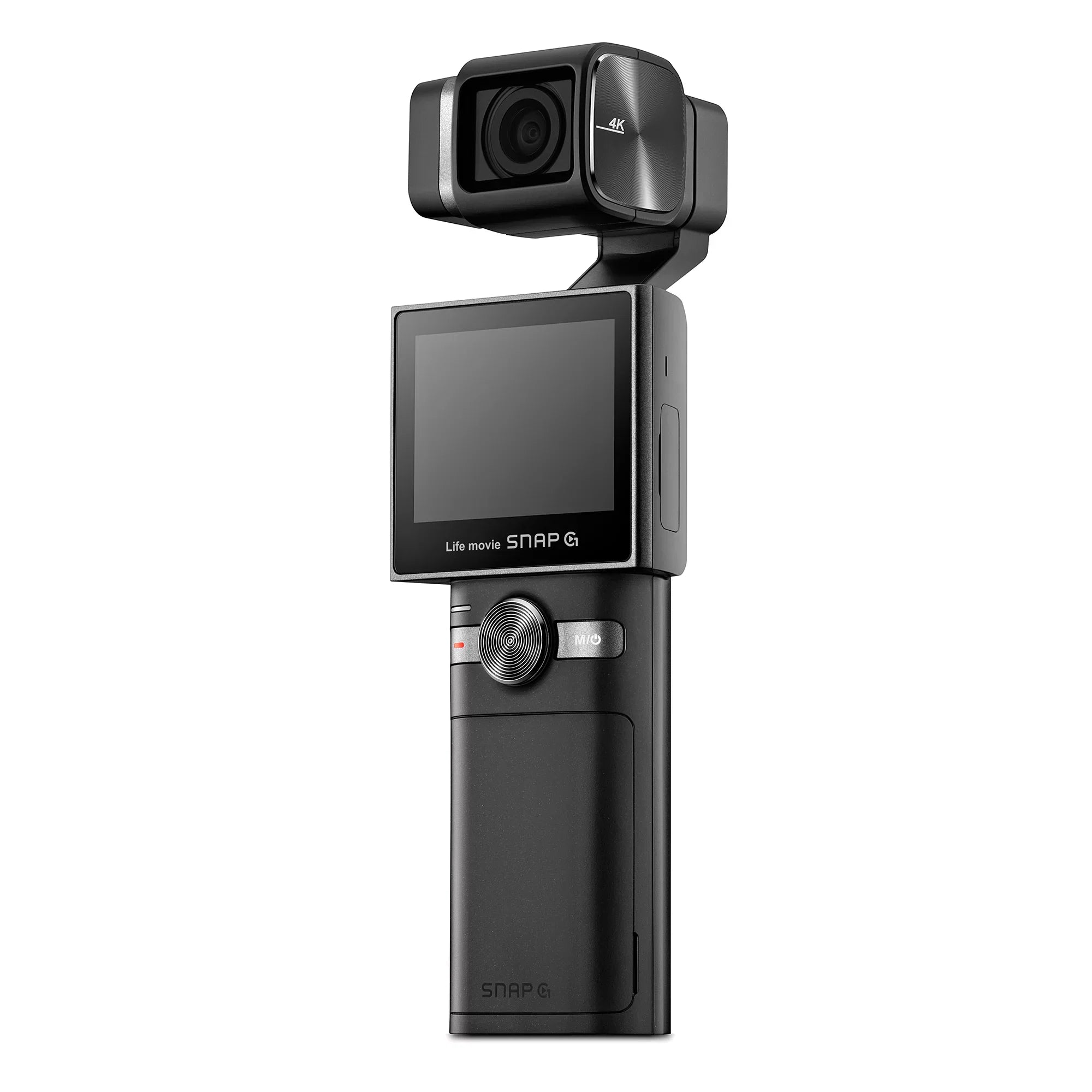 Thinkware SNAP-G Creator Prime Package Handheld 3-Axis Video Gimbal Stabilizer 4K Camera Vlog Influencer 60FPS 133.9° Wide Angle 2" LCD Touchscreen Live Stream Replaceable Battery AI Track Face ID