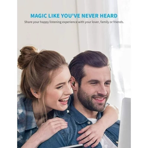 Wireless Earphones TWS Headphones True Stereo Earbuds w Mic Charging Case P5Y for Samsung Galaxy A30s A21 A20 A13 5G A12 5G A11 A10s A10e A03s A02s A01 - Sonim XP8 XP3 - Sony Xperia 1