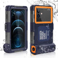 UrbanX Professional [15m/50ft] Swimming Diving Surfing Snorkeling Photo Video Waterproof Protective Case Underwater Housing for LG W41+ And all Phones Up to 6.9 Inch LCD with Lanyard