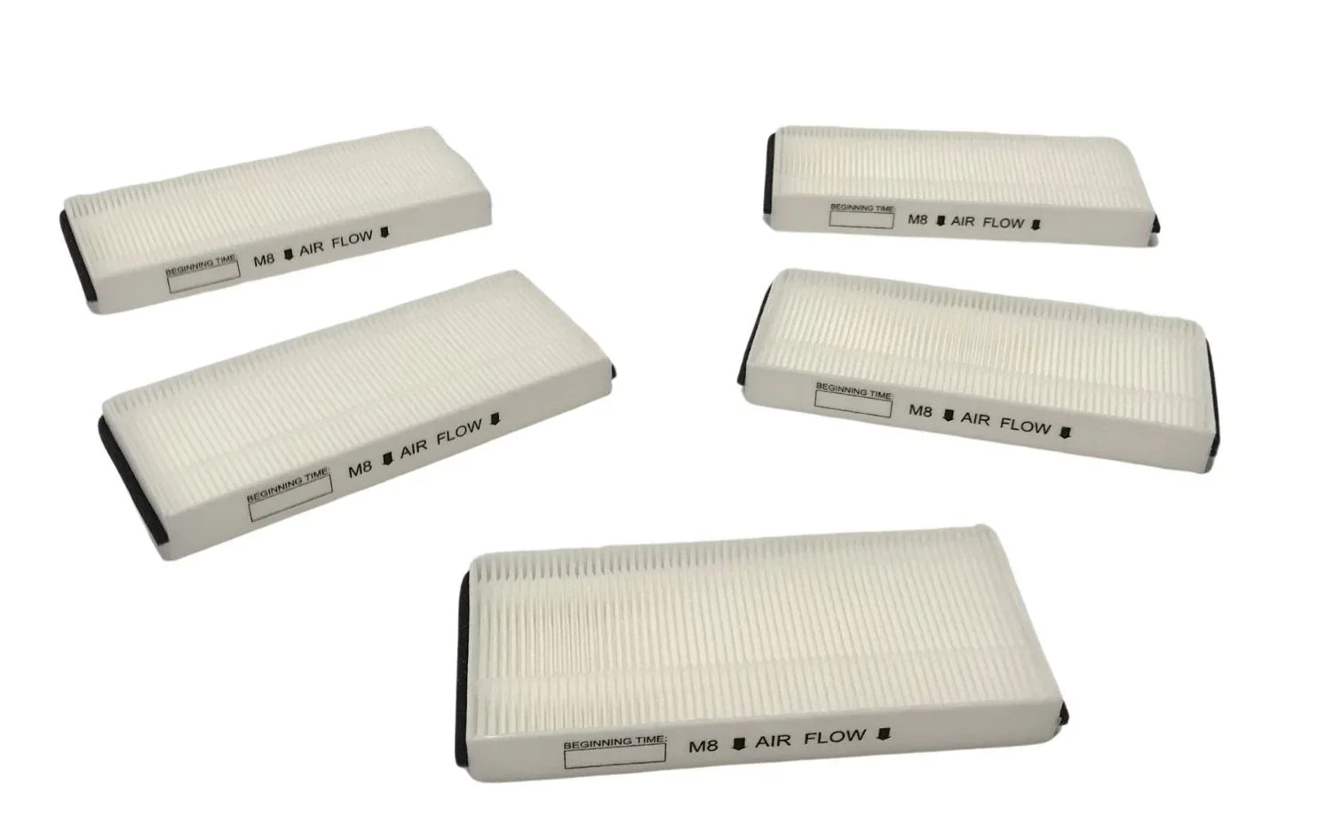 Ventilation Fan Air Filter - 5 Pack - Suitable With Panasonic Model Numbers FV10VE2, FV10VEC2R