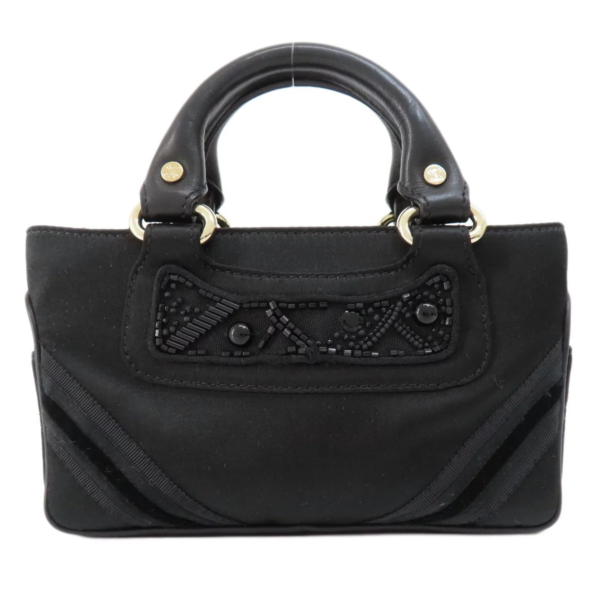 Pre-Owned Celine boogie bag handbag satin ladies CELINE (Good)