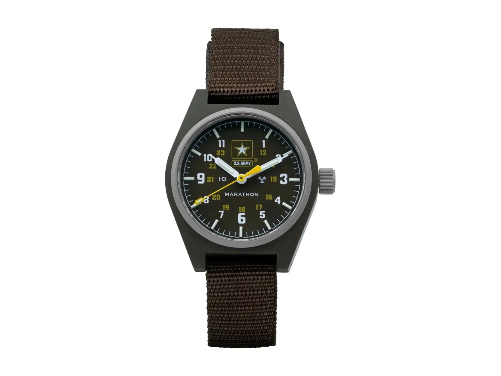 Marathon Official US Army Mechanical Field Watch, Sage Green, NSN 6645-01-694-18
