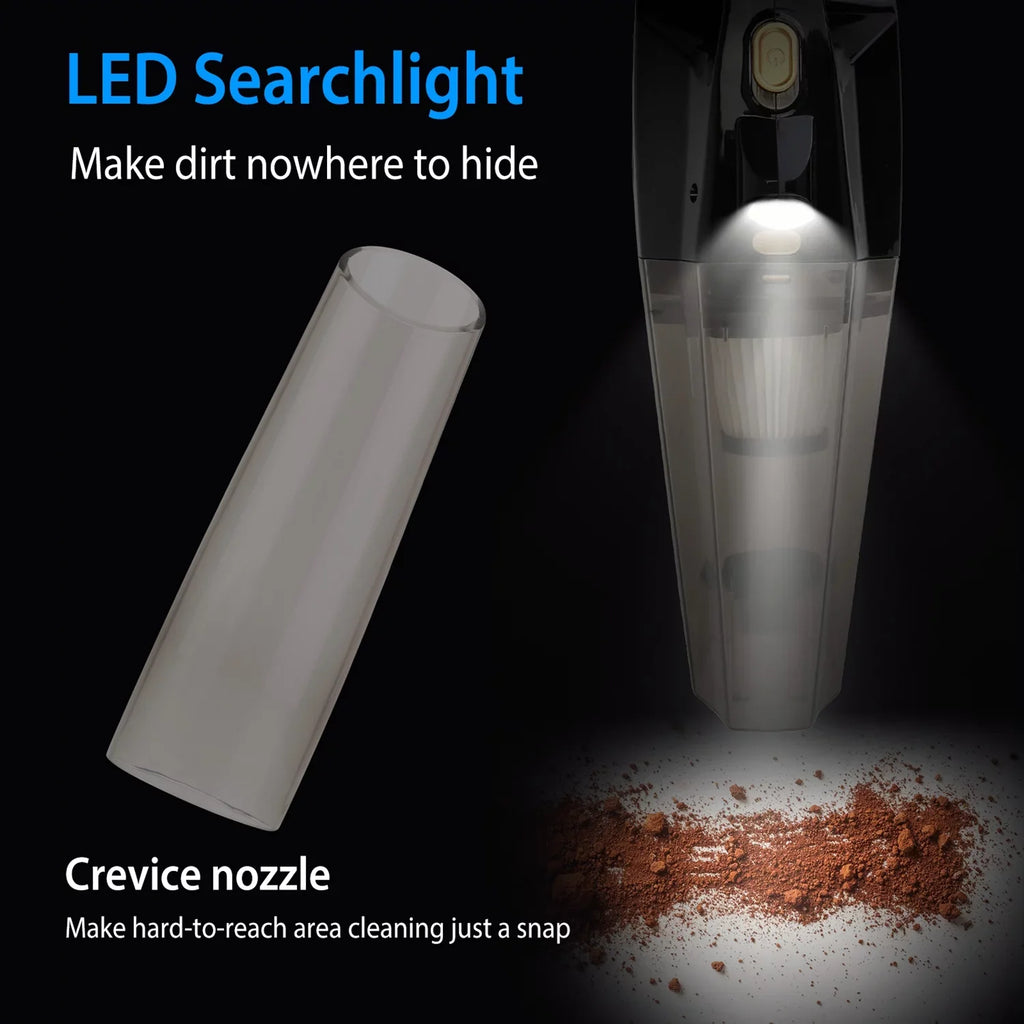 Handheld Vacuum Cleaner, iMountek Car Vacuum Cleaner 120W 8000PA DC 12V Home Duster Powerful Suction with Accessory Kit