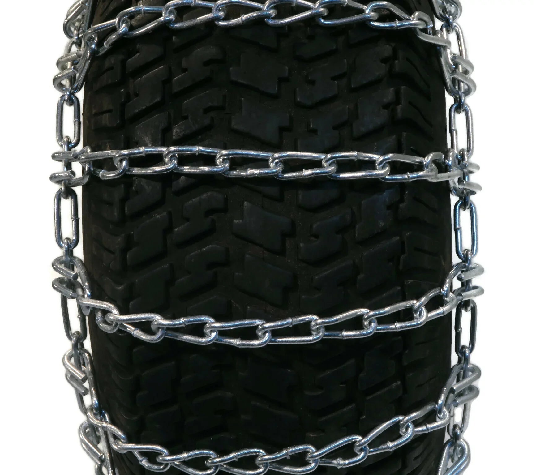 The ROP Shop | 2 Link Tire Chains & Tensioners for Kawasaki Brute Force ATV With 19x9.5x8 Tires