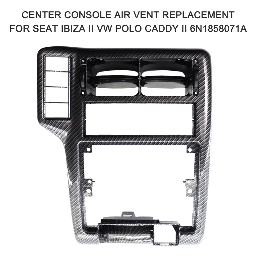 OWSOO Center Console Air Vent Replacement for Seat Ibiza II Caddy II 6N1858071A