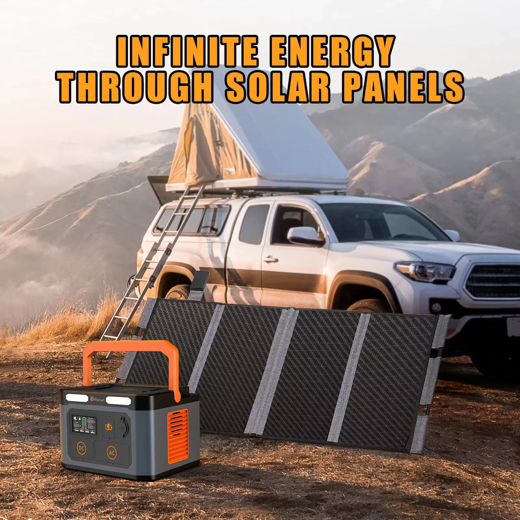 Foursun 1500W(3000W Peak) Portable Power Station,1598.4Wh with 2 x 1500W AC Outlets ,Wireless charge,PD 65W,Solar Generator for Home Backup, Emergency, Camping