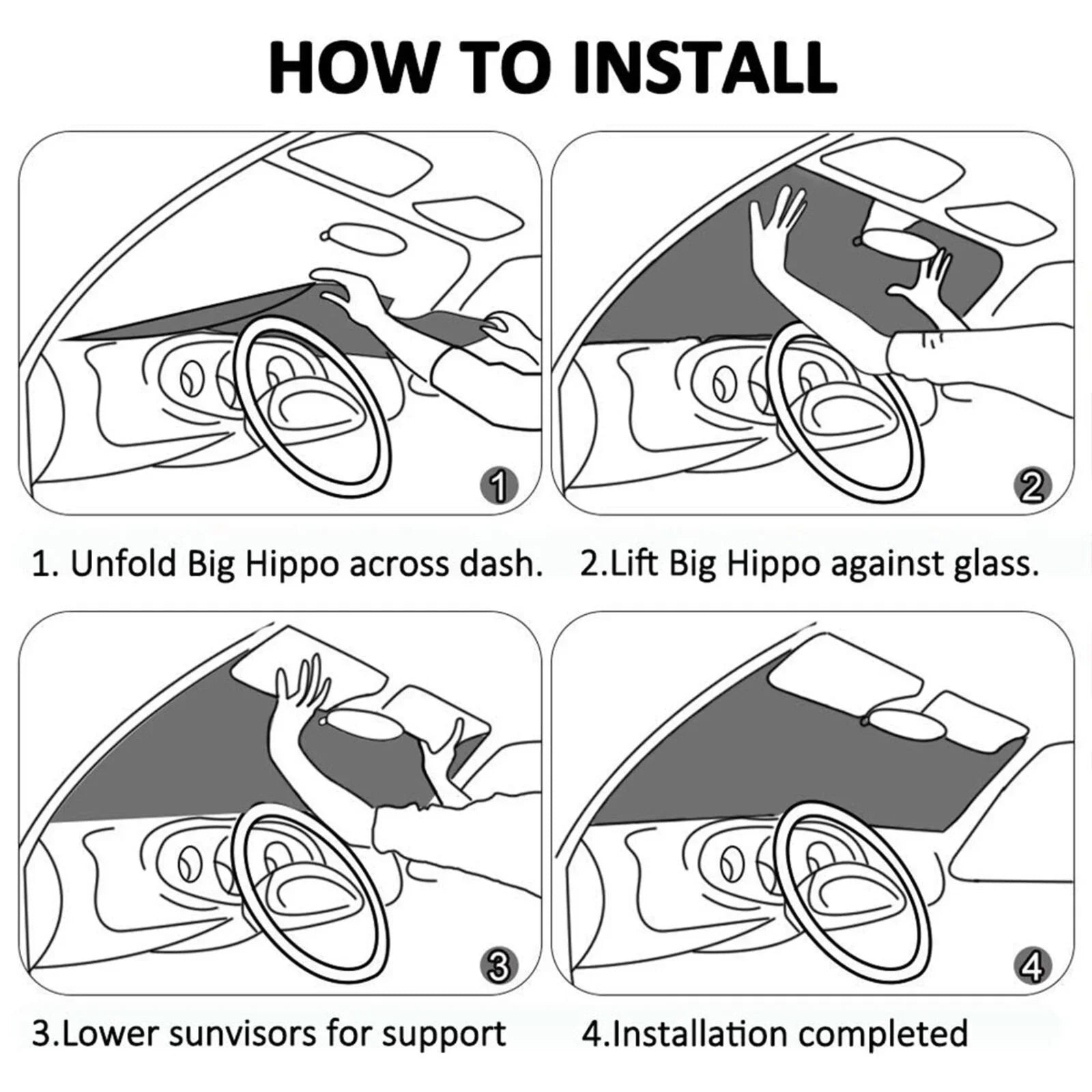 Balery Transports With Animals Windshield Sun Shade, Car Front Window Sunshade Protection ,Automotive Interior Portected Blocks Uv Rays For Car Pickup Truck Suv Accessories- Small
