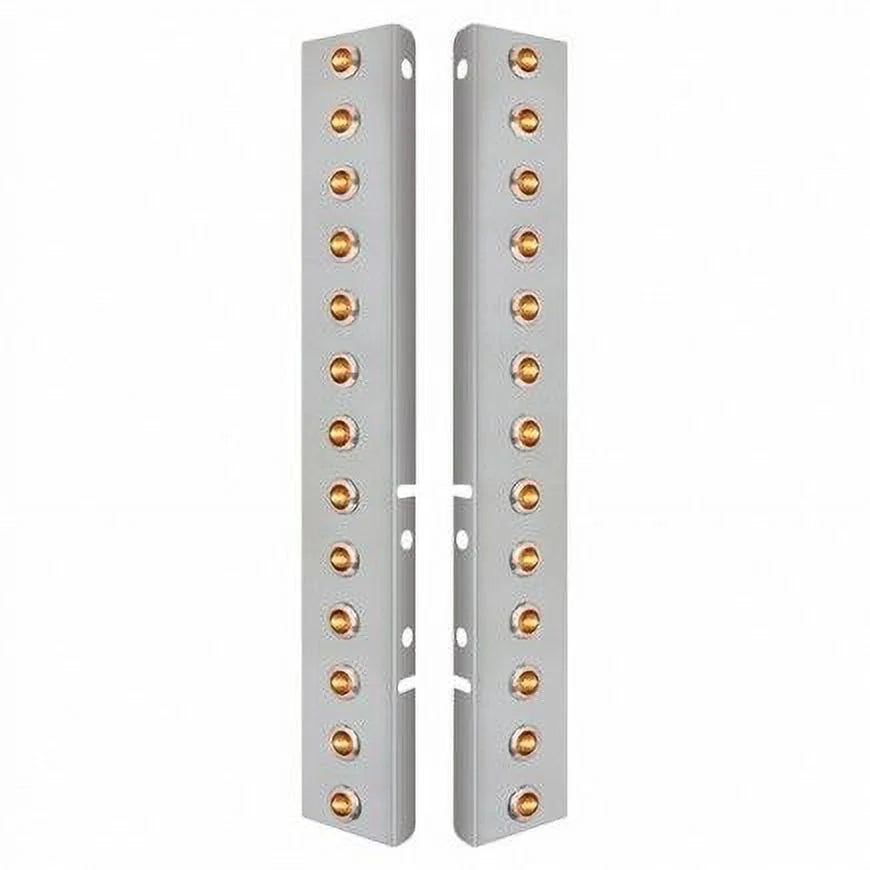 United Pacific 34475 Air Cleaner Light Bar Front, Stainless Steel, With