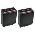 Kastar 2-Pack VW-VBG6 Pro Battery Replacement for Panasonic VW-VBG6 VW-VBG6GK VW-VBG6-K VW-VBG6PPK, CGA-E625 Battery, DE-A38, VSK0631, VSK0698 Charger, Panasonic AG-AC7 AF105 AC130 AC160 HMR10 HSC1U