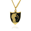 Choty - Shotgun Necklace - Gold Mullet - Chain and Pouch Included - 316L Stainless Steel - 18K Gold Plating Infused