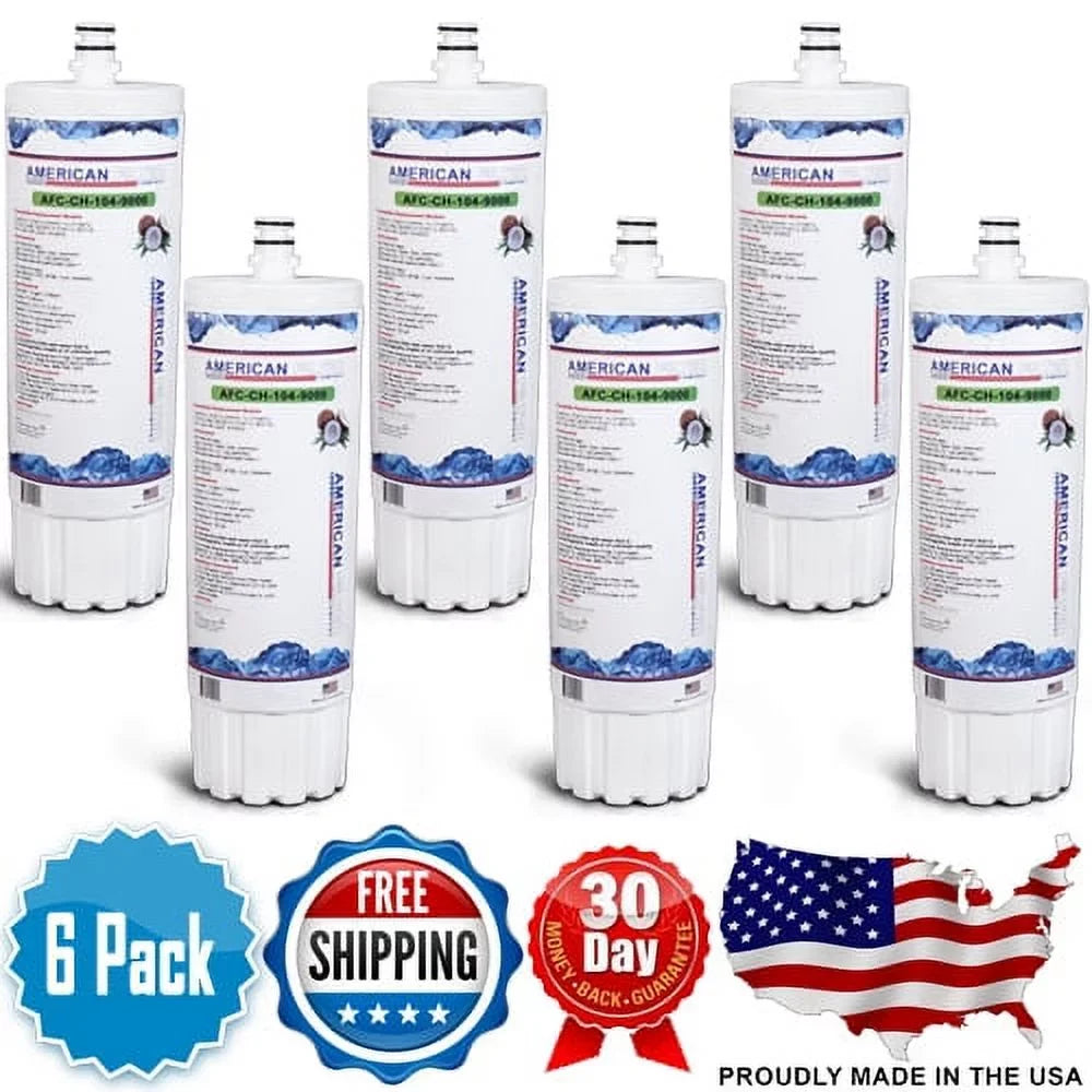 AFC Brand , Water Filters , Model # AFC-CH-104-9000 , Fitting with 3M® AquaPure® 55817-05 - 6 Filters - Made in U.S.A.