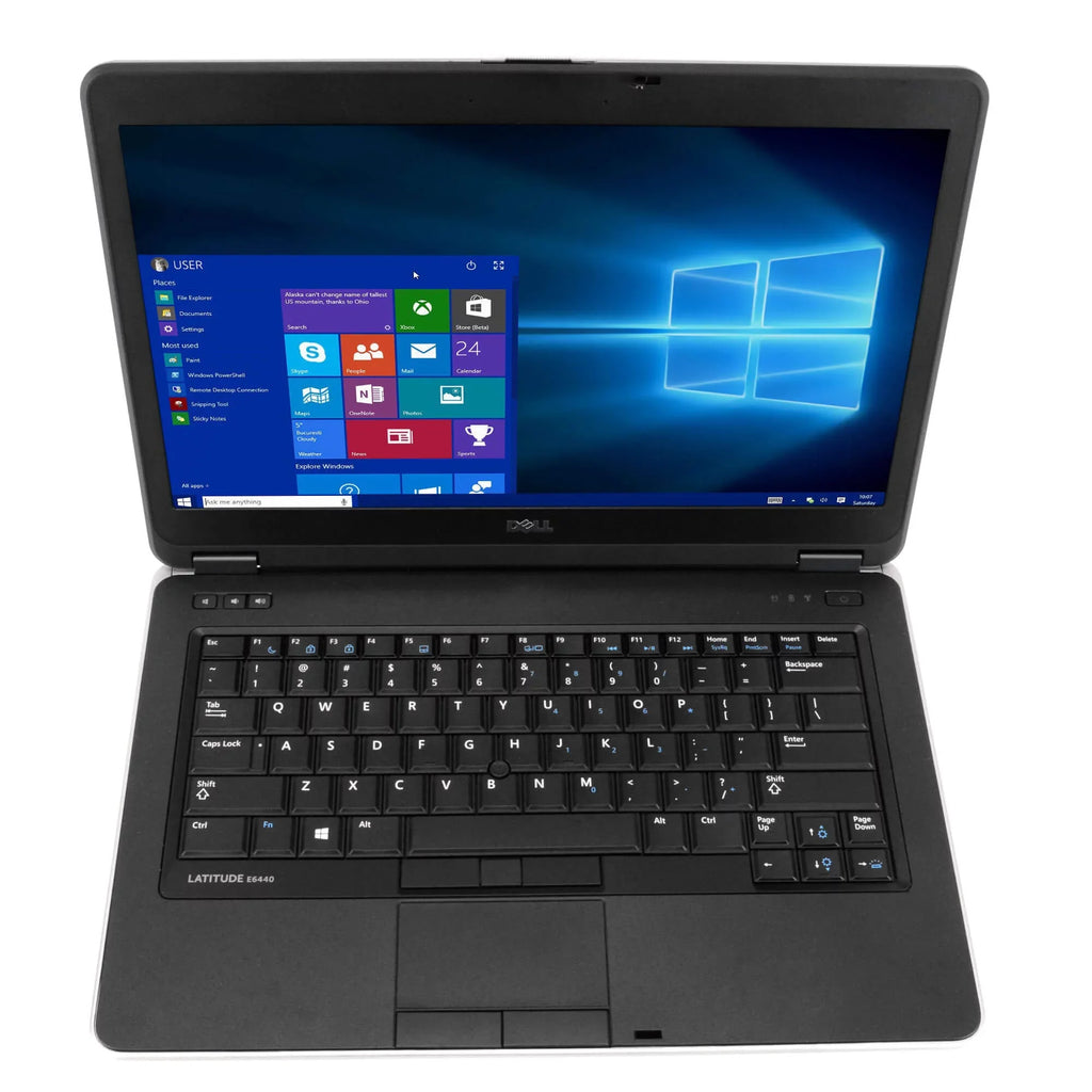 E6440 Laptop Computer, 2.60 GHz i5 Dual Gen 4, 4GB DDR3 RAM, 500GB SATA Hard Drive, Windows 10 Home 64 Bit, 14" Screen (Used)