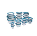RUBBERMAID 38-PIECE FLEX & SEAL FOOD STORAGE SET IN AQUA