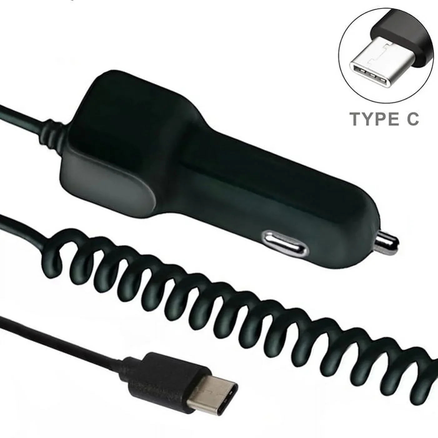 Windshield Dash Car Mount w Type-C 3.1A Charger A7R for Blackberry KEYone, Key2 LE - BLU G9, Vivo XI Plus 5 - CAT S61 S48c - Coolpad Legacy - Essential Phone (PH-1) - Google Pixel XL 3a XL 3