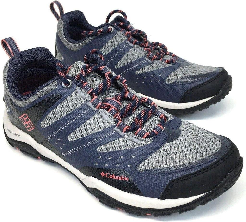 Columbia Women's Granite Pass Outdry Shoe Size 9 Grey Blue