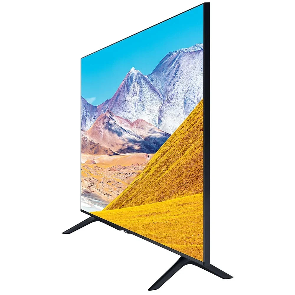 Samsung UN85TU8000 85-inch 4K Ultra HD Smart LED TV (2020 Model) Bundle with 31-in Sound bar+Wall Mount+Tech Smart USA TV Essentials 2020 & Surge Adapter (UN85TU8000FXZA 85TU8000 85" TV)