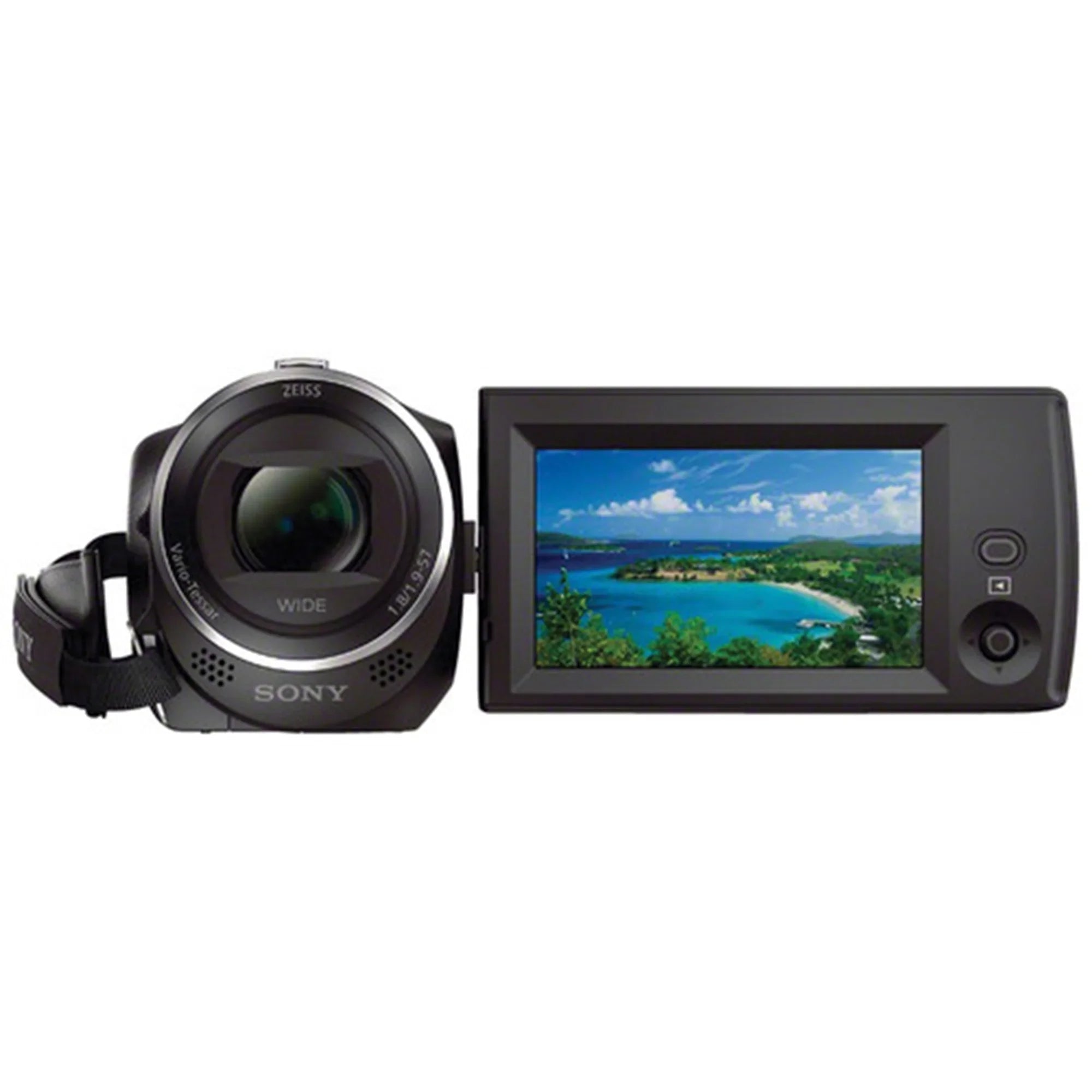 Sony HDR-CX405 HD Handycam Camcorder Video Recording with Tripod + Cleaning Pen + ZeeTech Accessory Bundle