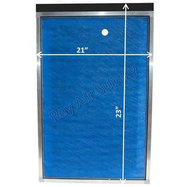 RAYAIR SUPPLY 21x23 Replacement Filter Pads Suitable with MicroPower Guard Air Cleaner (3 Pack) BLUE