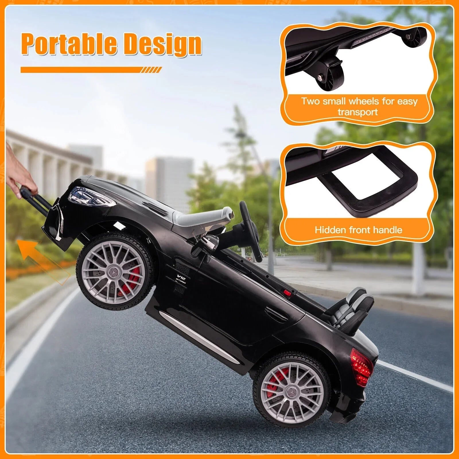 Mercedes Benz AMG SL65 12V Electric Kids Ride On Car with Remote Control - Officially Licensed