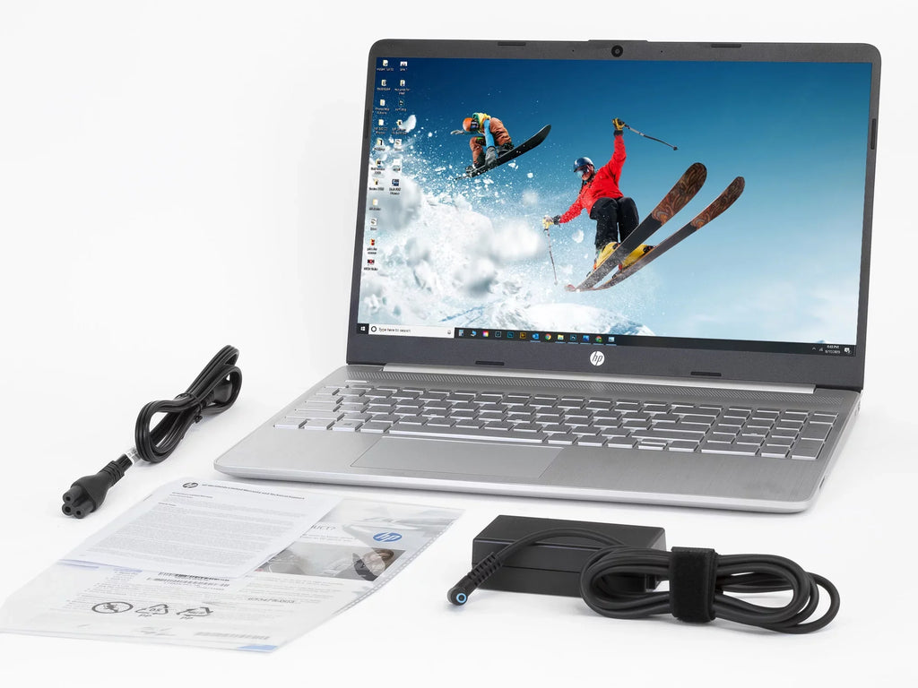 HP 15 Notebook, 15.6" HD Display, i5-1135G7 Upto 4.2GHz, 8GB RAM, 512GB NVMe SSD, HDMI, Card Reader, Wi-Fi, Bluetooth, Windows 10 Home