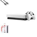 Pre-Owned Microsoft Xbox One X 1TB, 4K Ultra HD White with BOLT AXTION Cleaning Kit HDMI Bundle (Refurbished: Like New)