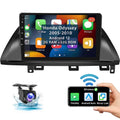 Podofo 2+32G for Honda Odyssey 2005-2010 Wireless Carplay Android Auto Mirror Link 10'' Touch Screen Car Stereo Radio Android 12 WIFI GPS Hifi FM Bluetooth USB Cable,AHD Backup Camera