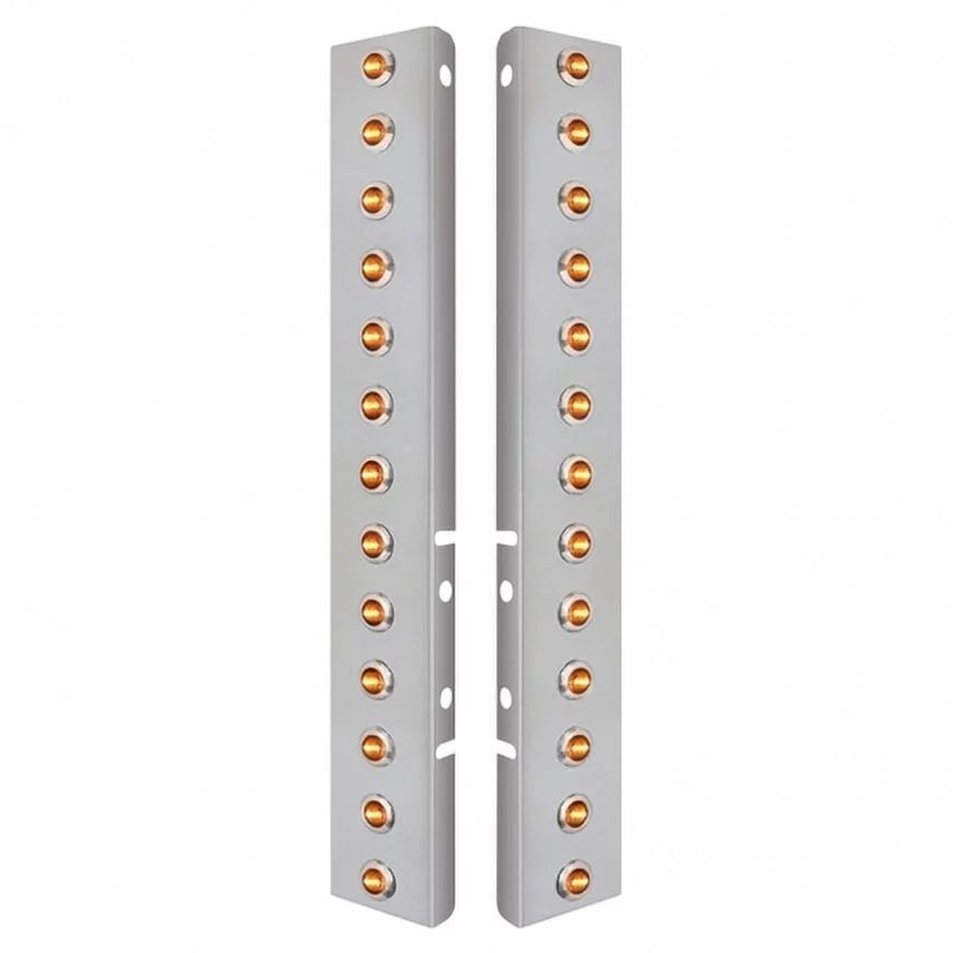 United Pacific 34475 Air Cleaner Light Bar Front, Stainless Steel, With