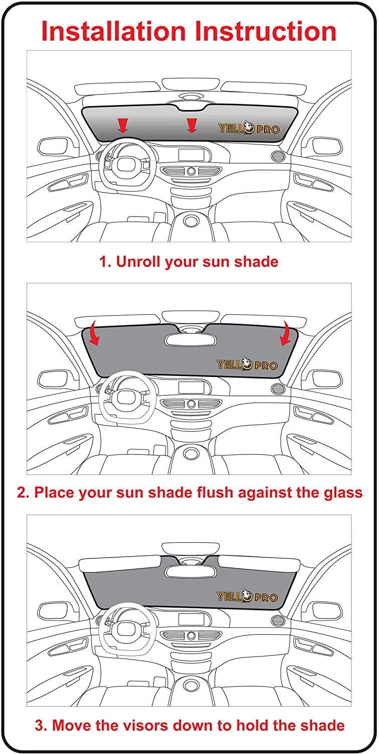Front Windshield Sunshade for 2007-2013 Mini Cooper Hardtop 2 Door