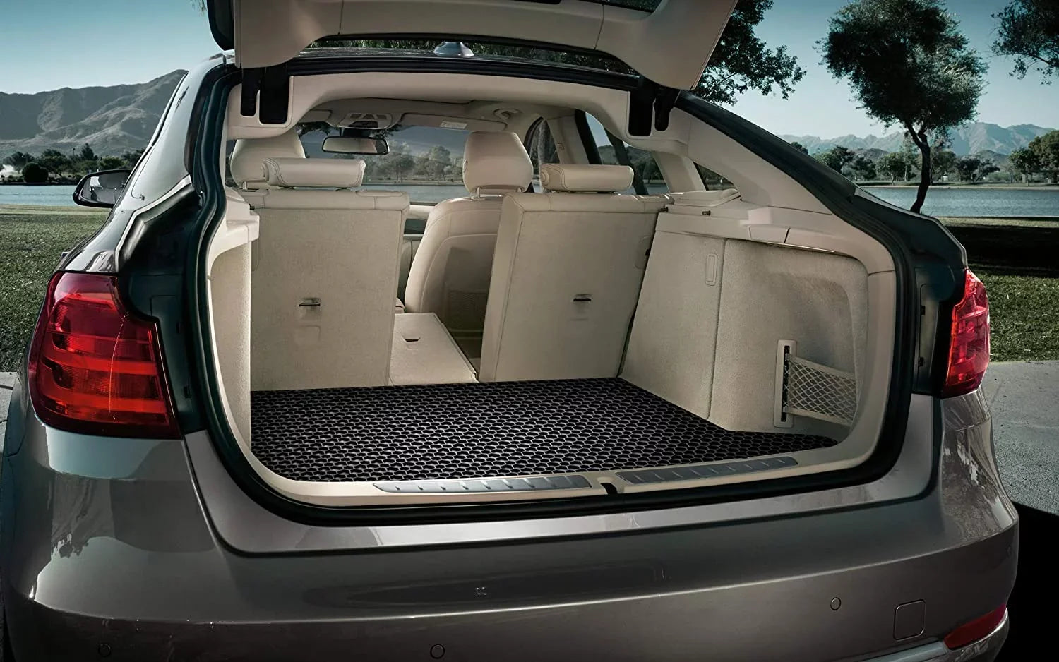 TOUGHPRO Cargo/Trunk Mat Accessories Matching with Alfa Romeo Giulia - All Condition - Heavy Duty - Custom Fit - (Made in USA) - 2021