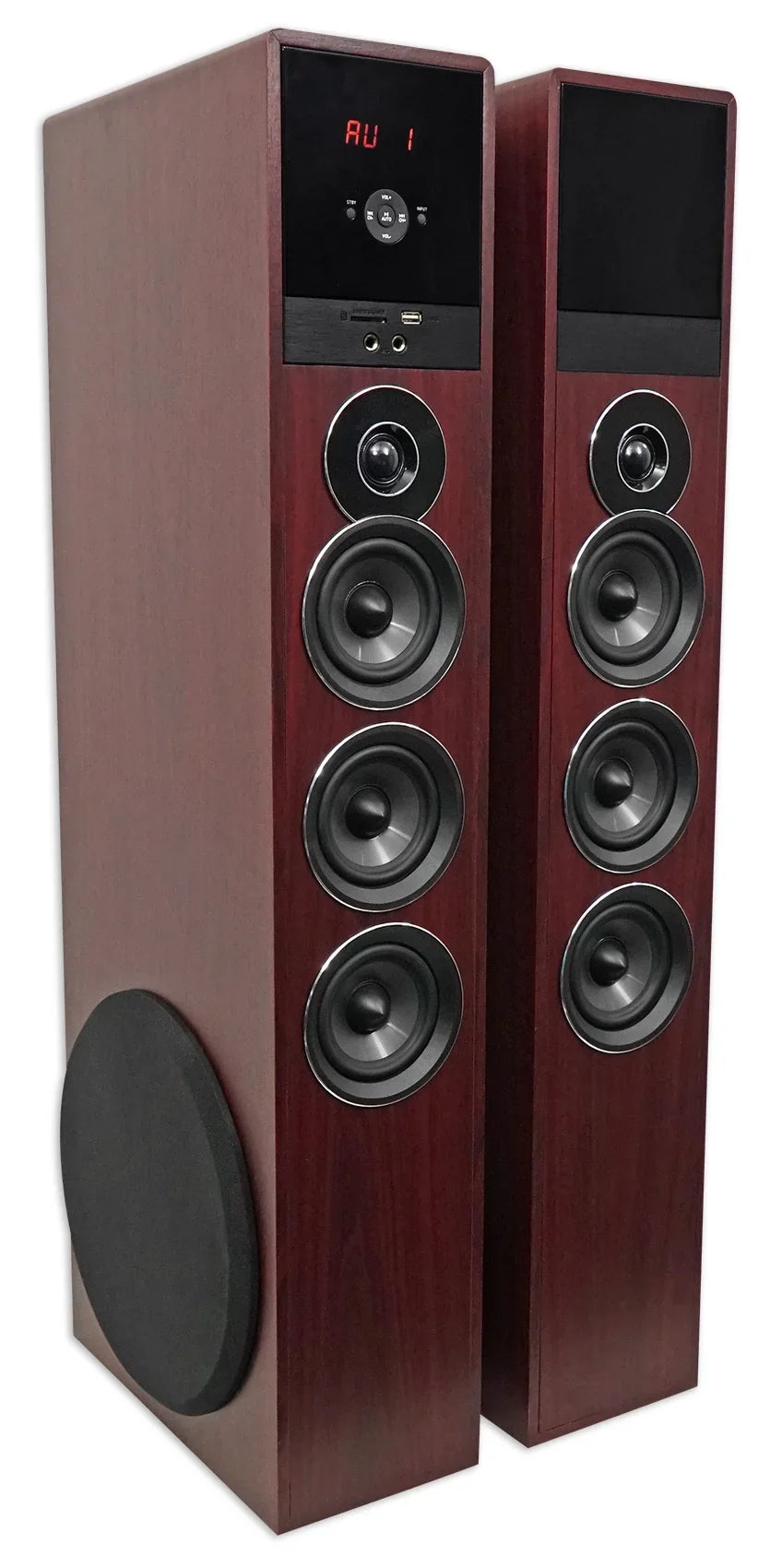 Tower Speaker Home Theater System w/Sub For LG SK8000 Television TV-Wood
