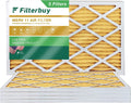 Filterbuy 10x30x1 MERV 11 Pleated HVAC AC Furnace Air Filters (5-Pack)