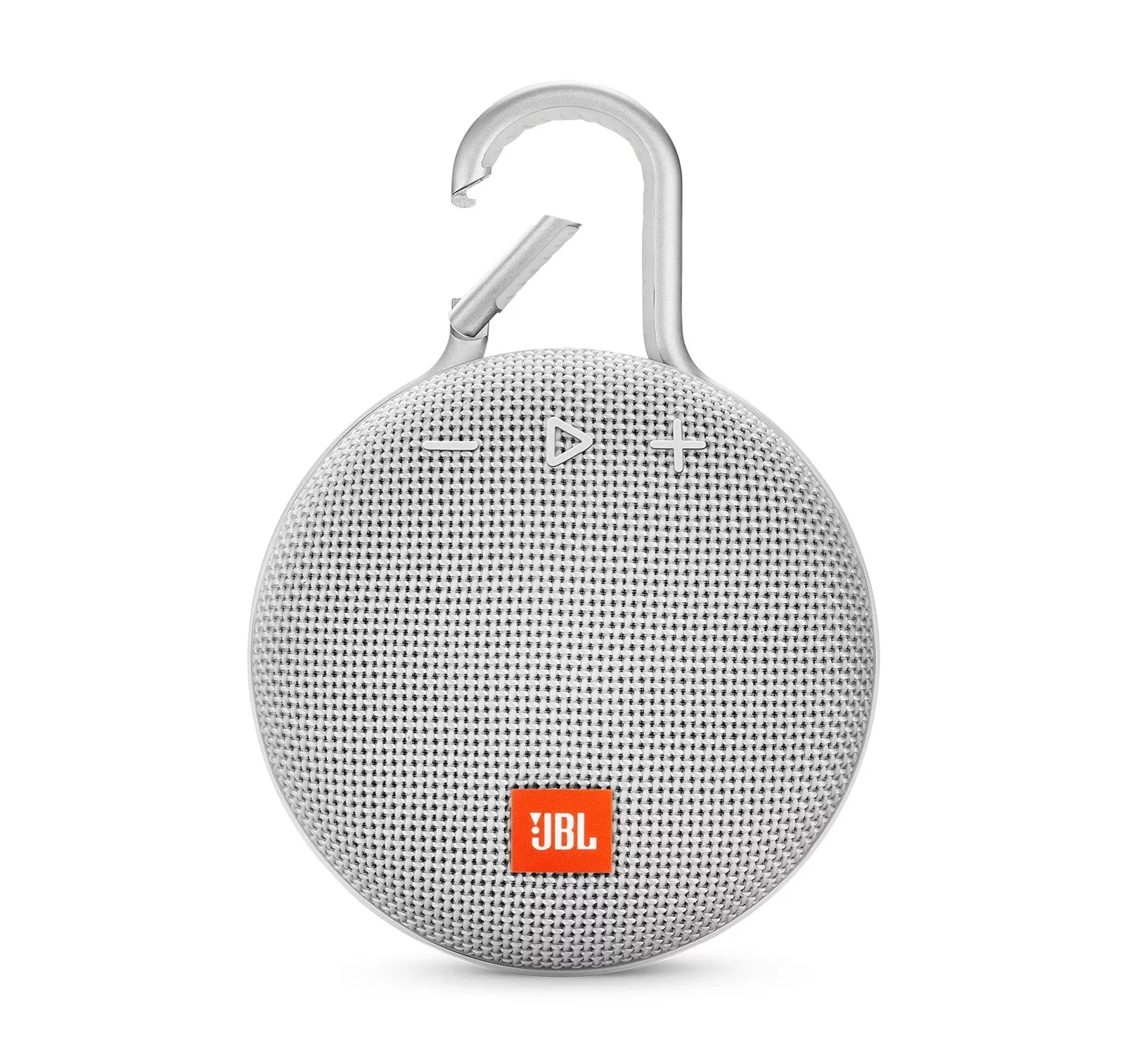 Open Box JBL Clip 3 Steel White Bluetooth Speaker