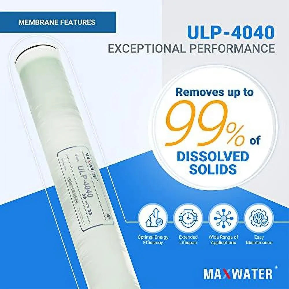 Heavy Duty Reverse Osmosis 4040 RO Membranes 4" X 40" Good For Industrial (Ulp 4040)