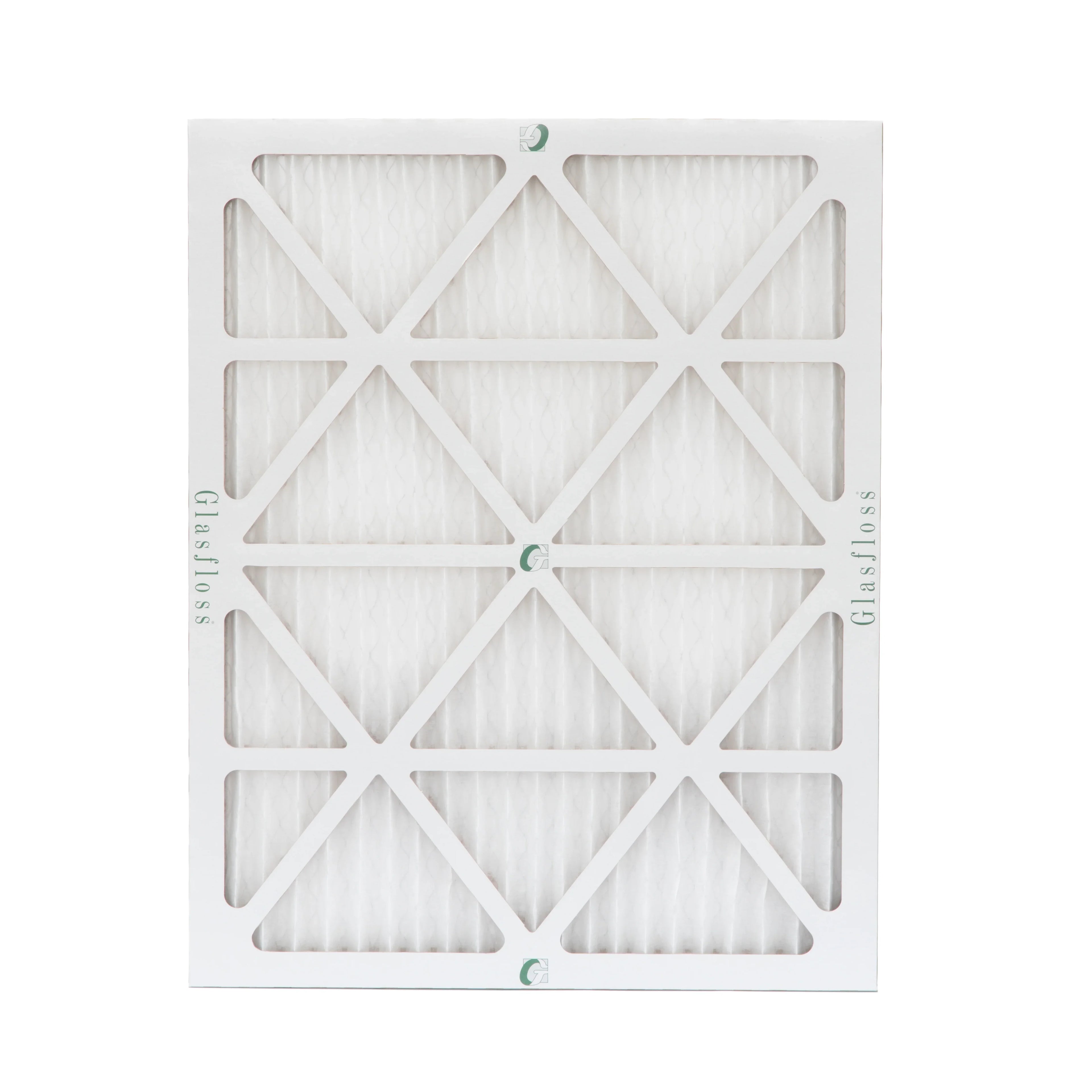 6 Pack of 18x24x1 MERV 10 Pleated Air Filters by Glasfloss. Actual Size: 17-1/2 x 23-1/2 x 7/8