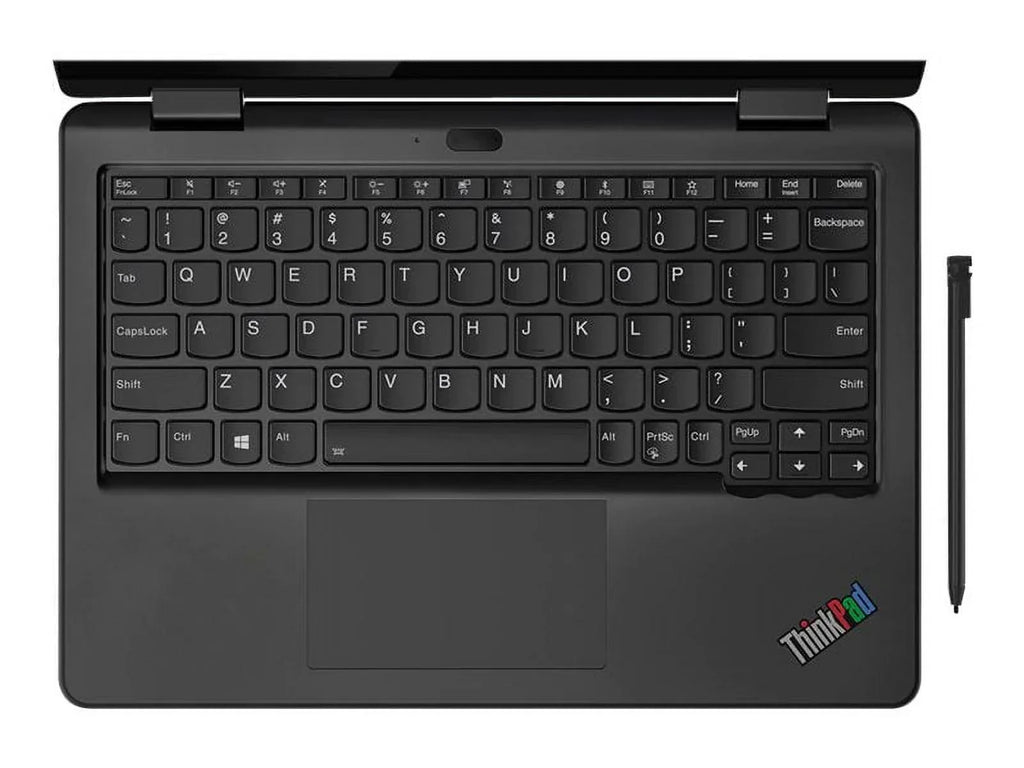 Lenovo ThinkPad 11e Yoga Gen 6 20SF - Flip design - m3 8100Y / 1.1 GHz - Win 10 Pro 64-bit - UHD Graphics 615 - 4 GB RAM - 256 GB SSD NVMe - 11.6" IPS touchscreen 1366 x 768 (HD) - Wi-Fi 5 - black - kbd: US