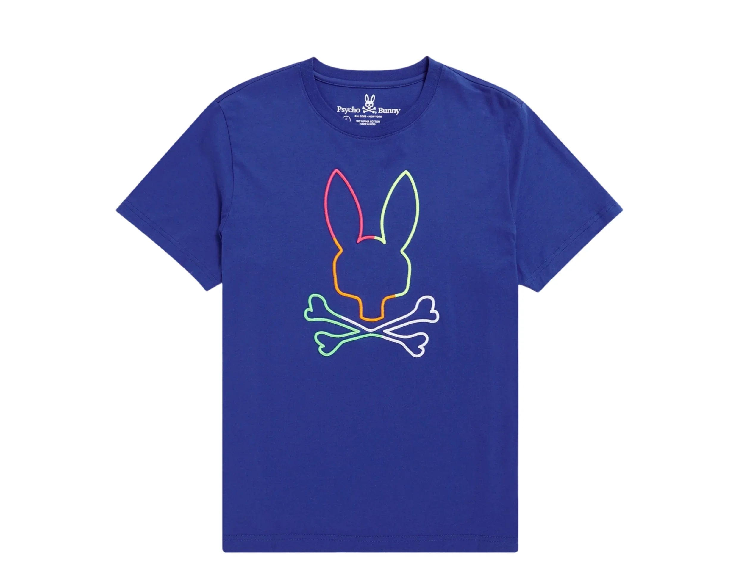 Psycho BunnyPsycho Bunny Leo Bunny Men's Tee ShirtSapphireM