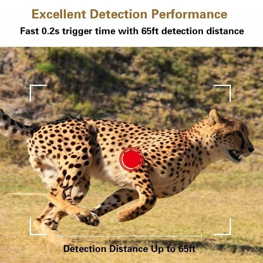 IClover Waterproof Hunting Camera 32G 24MP 1080P Wildlife Trail Game Camera Night Vision