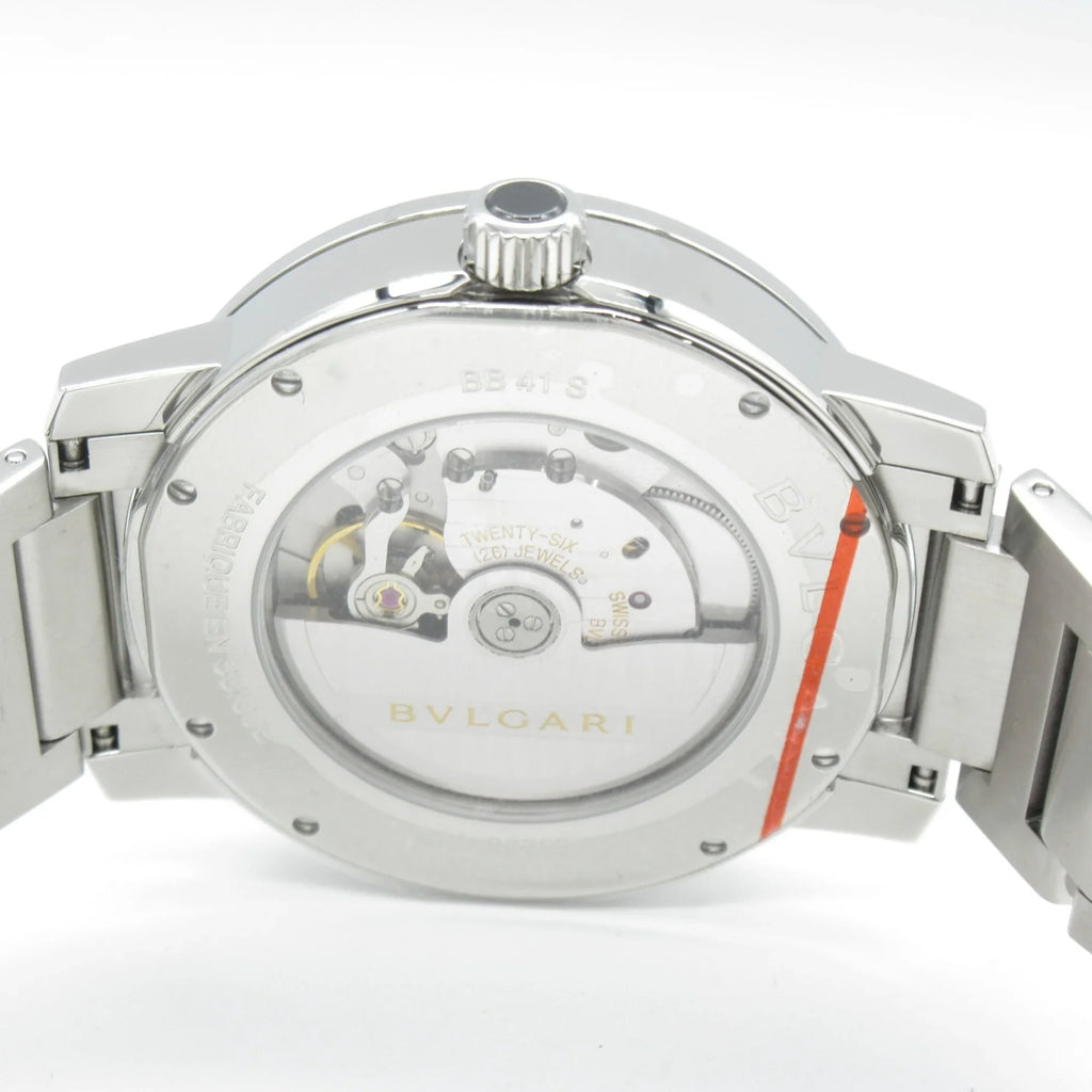 Pre-Owned BVLGARI Bvlgari Bvlgari Wrist Watch Watch Wrist Watch BB41S Mechanical Automatic White Stainless Steel BB41S (Good)