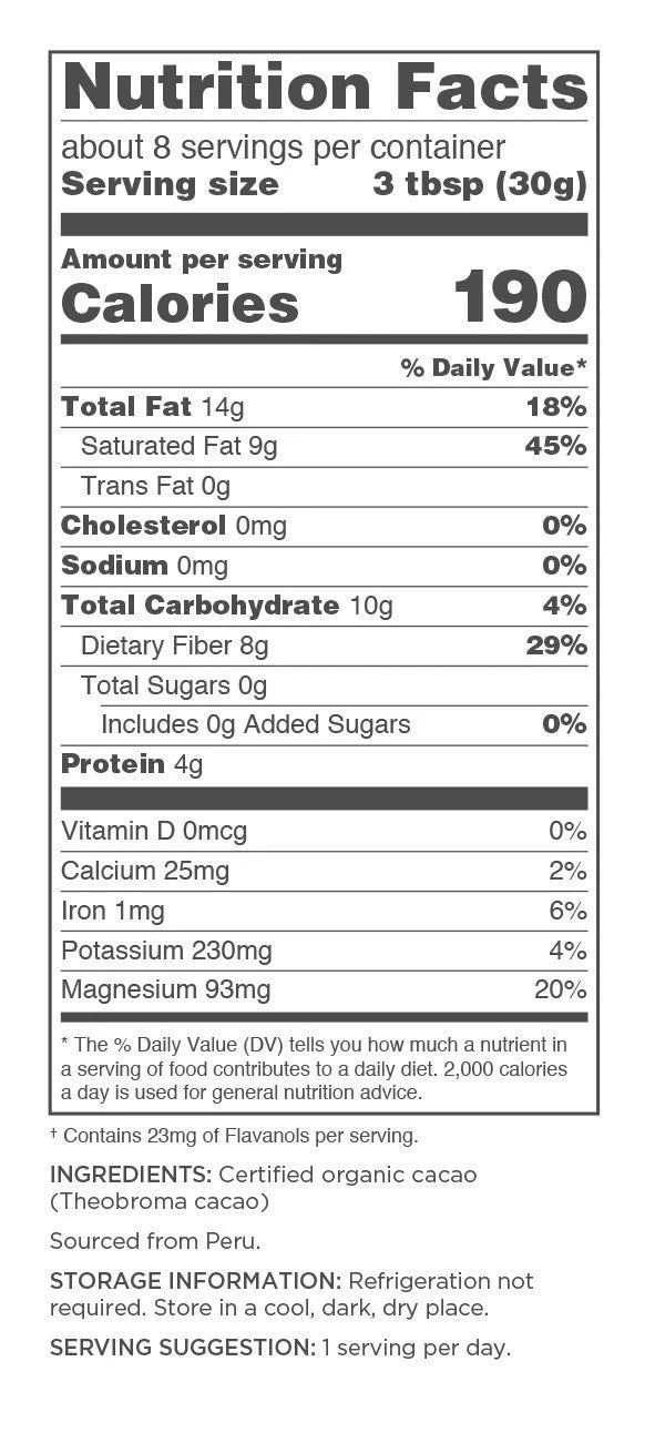Navitas Organic Cacao Nibs, 8 Ounce